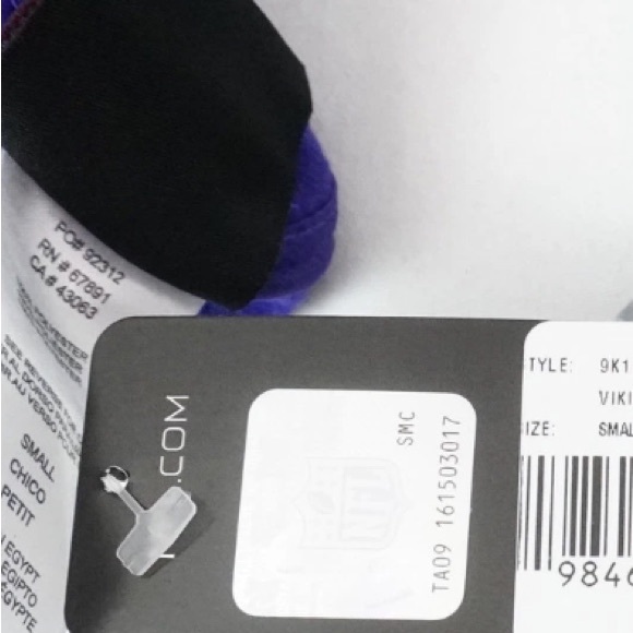 NWT [Outerstuff] Minnesota Vikings NFL Pullover Performance Fleece Hoodie Mens S - Picture 8 of 8